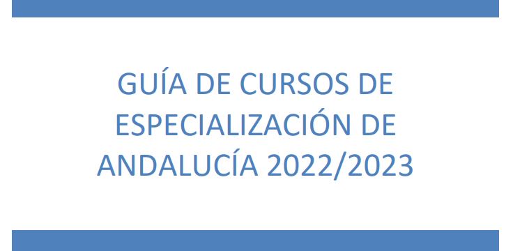 Cursos Especialización Andalucía 22-23